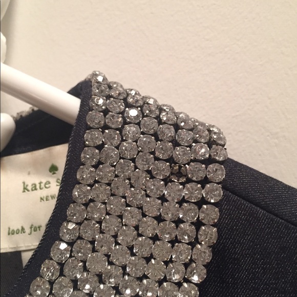 Kate spade denim dress with rhinestones - Picture 4 of 7